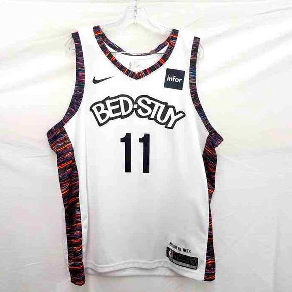 Nike Brooklyn Nets Swingman City Bedstuy Jersey Kyrie Irving Men’s Size XL - Picture 1 of 4
